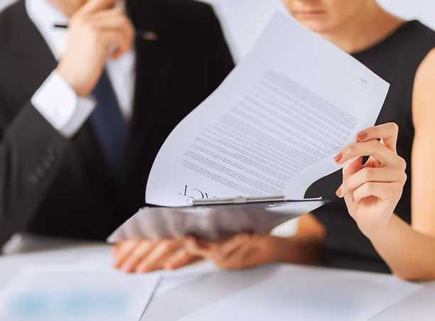 Contract Paper Signing